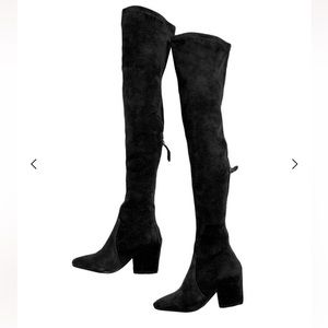 Goodnight Macaroon Black OTK boots